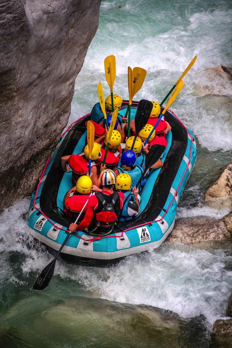 Rafting dans le Verdon